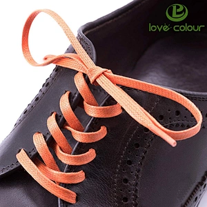 Custom Color Shoelace Printing Logo Shoelaces Flat Style Shoe Lace