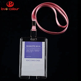 Vertical ID Heavy Duty Plastic Card Holder For Wholesale