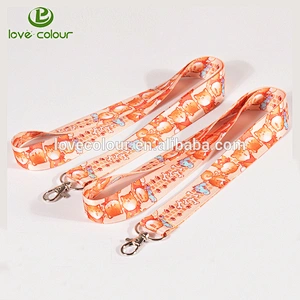 Hot sale name brand lanyard free sample/polyester lanyard roll