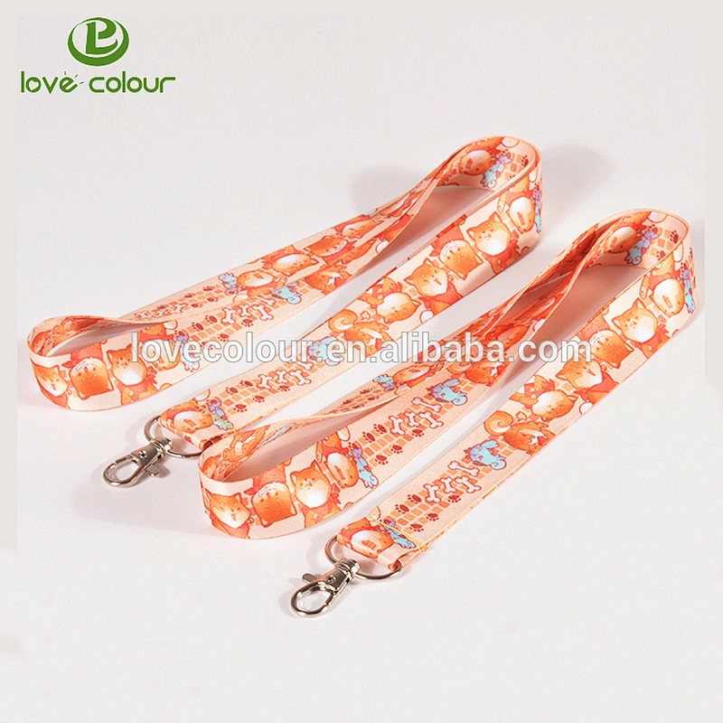 Hot sale name brand lanyard free sample/polyester lanyard roll