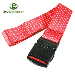 Guangzhou Factory Custom Polyester Luggage Suitcase Straps Belts For Secure Your Bag And Luggage