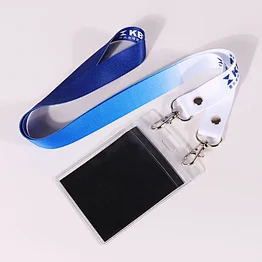 Custom Polyester Lanyard With Double Hooks For Event ID Holder