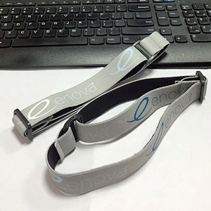 Custom Adjustable Polyester Durable Elastic headlamp strap