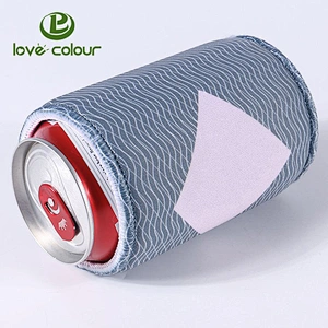 Promotional party use neoprene stubby can coolers with logos