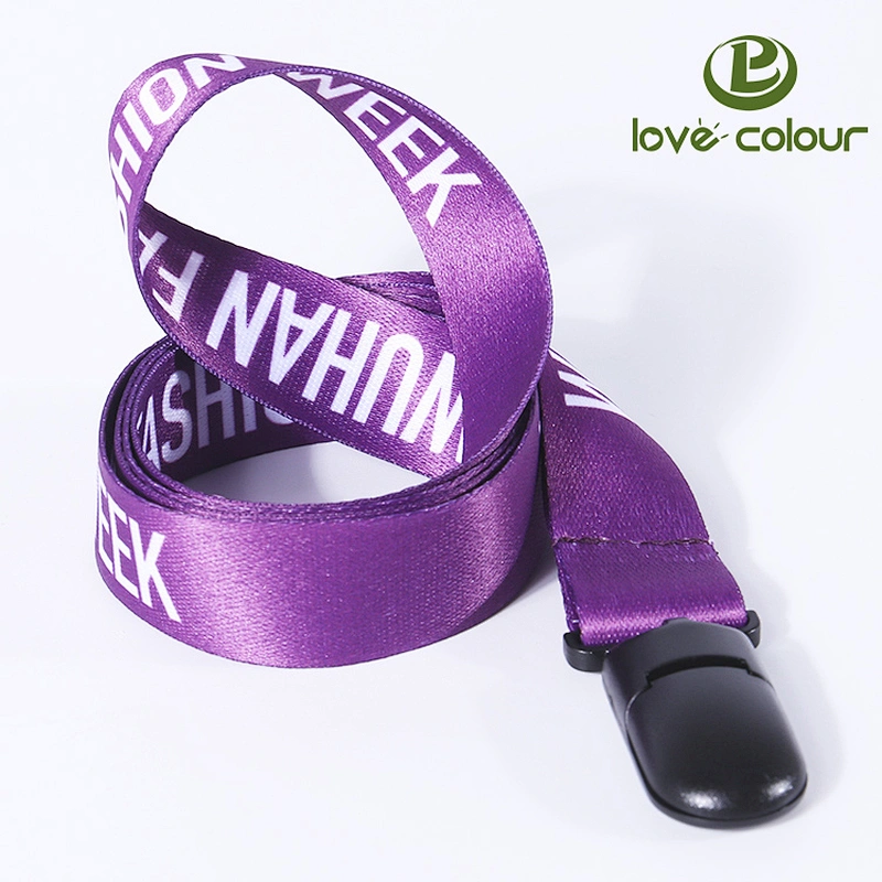 Good selling colorful necklace key lanyard make your own logo