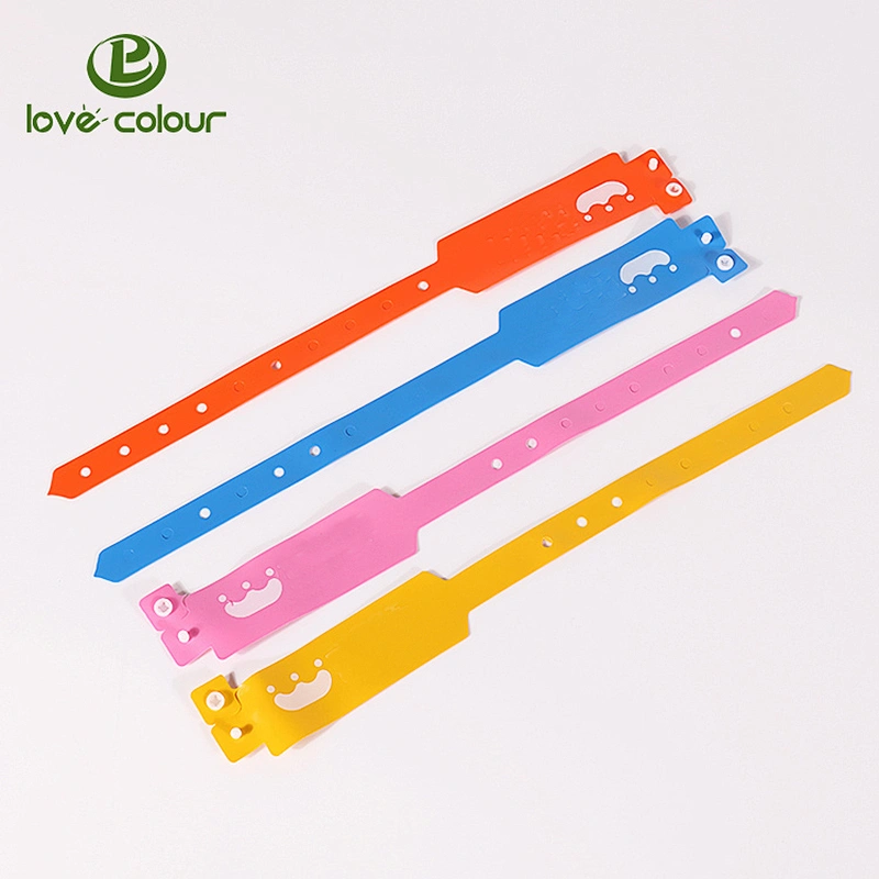 Cheap Custom cheap pvc paper vinyl baby hospital ID wristbands