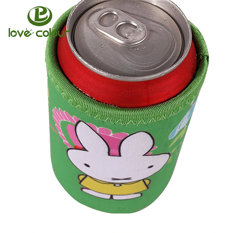 Custom Wedding Neoprene Beer Can Cooler Sleeves Holders