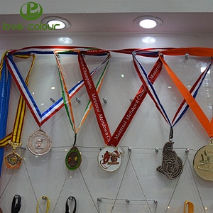 Sport custom polyester medal lanyard strap manufacturer