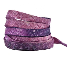 Cheap custom heat transfer printing polyester sport branded shoe laces