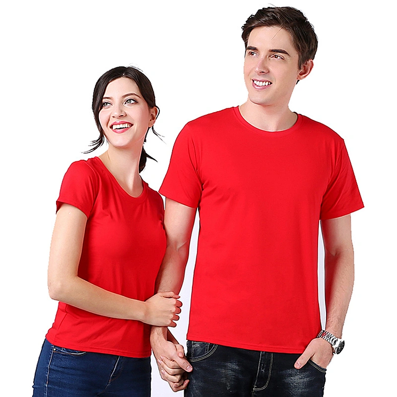 T-shirt Round Neck Cotton  White Short Sleeve T Shirt
