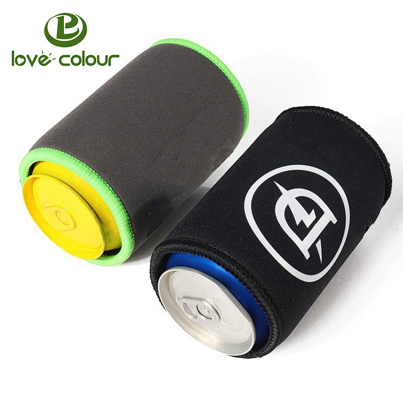 Custom hot selling promotional 5mm 330ml neoprene can cooler