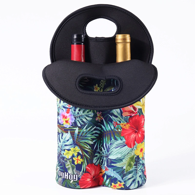 High Quality Neoprene Made Thermal Tote Cooler bags for Bottles