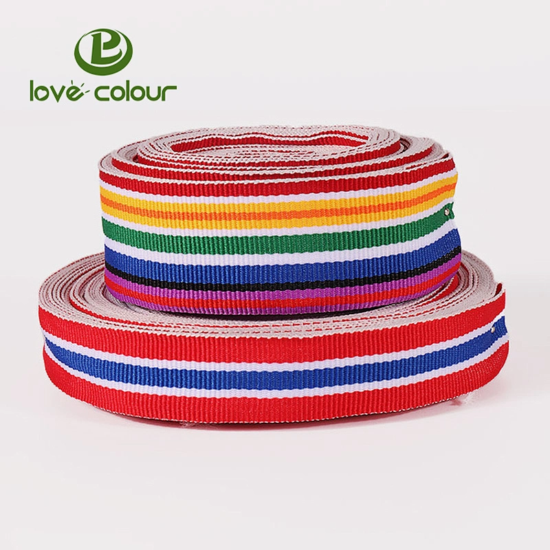 Custom polyester medal award neck ribbons with printing logo