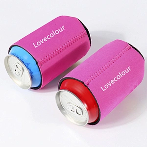 Custom Neoprene Stubby Beer Bottle Can Cooler Holders Folding Collapsible Insulated Coozies Holder Sleeve