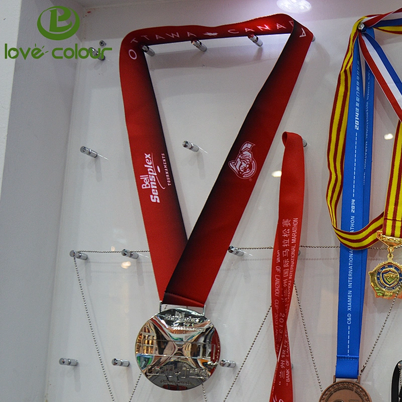Sport custom polyester medal lanyard strap manufacturer