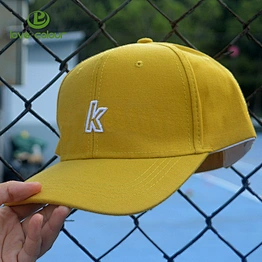 Custom Blue Brown Green Orange Pink Purple Red White Yellow Plain Baseball Cap Hat