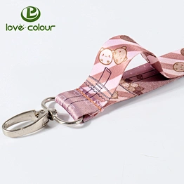 Customized promotion polyester kid cool key lanyards designs