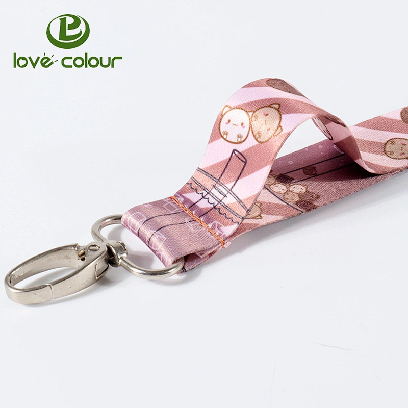 Customized promotion polyester kid cool key lanyards designs