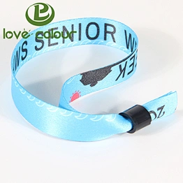 High Quality Cheap Customized Cloth Wristbands With Your Logo For Events