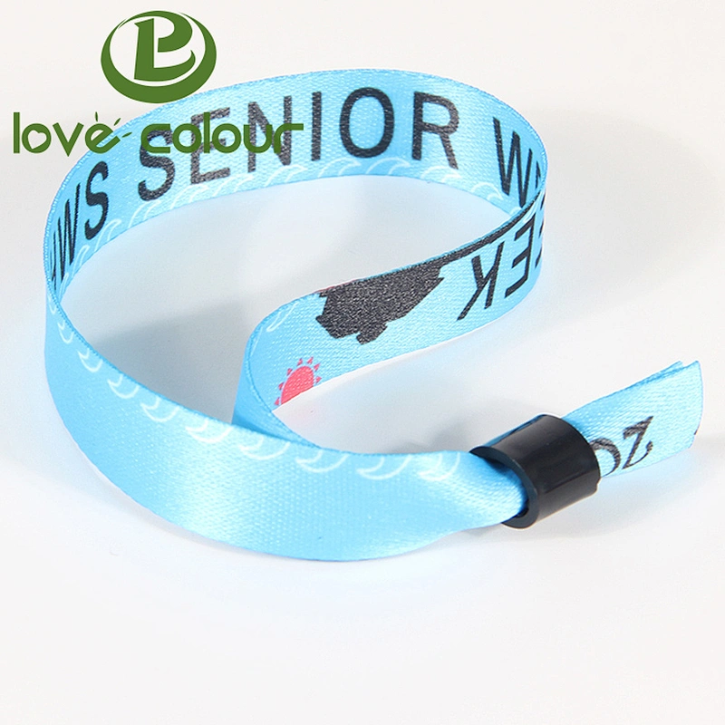 High Quality Cheap Customized Cloth Wristbands With Your Logo For Events