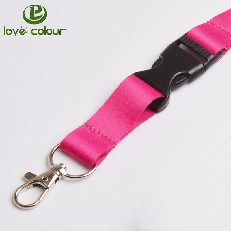 Lovecolour plastic quick release buckle and durable metal hook for lanyard