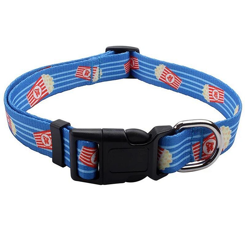 Custom Personalized Pet Accessories Polyester Soft Sublimation Printing Dog Collars