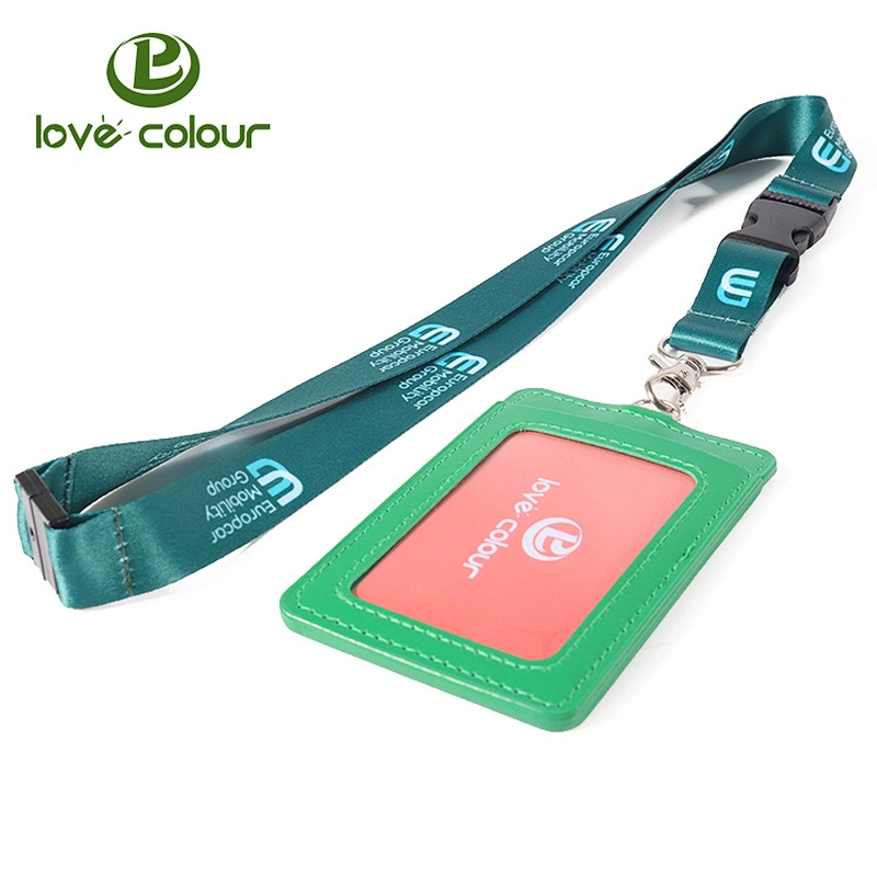 Eco Friendly Custom Printed Lanyard Neck Keychain With Card holder