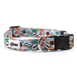 Custom pet accessories sublimation logo comfortable dog collar