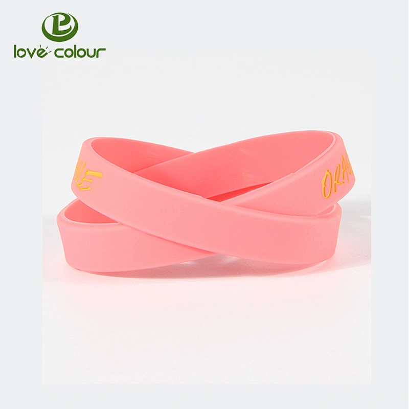 Wholesale white custom silicone wristbands for outdoor activity