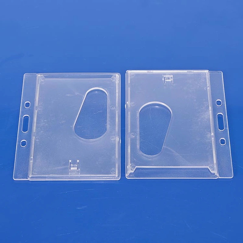 High quality pvc plastic hard badge holder for sale