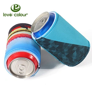 Hot Selling Custom Heat Transfer Neoprene Can Cooler Cover