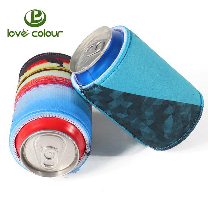 Hot Selling Custom Heat Transfer Neoprene Can Cooler Cover