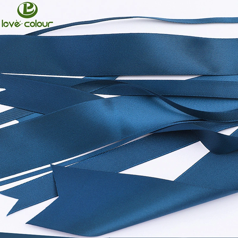 Custom locored 100% polyester personalized hot foil stamping ribbon tape