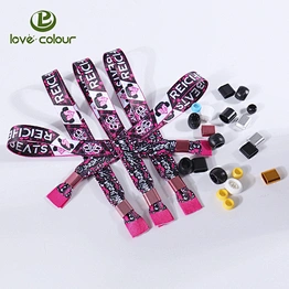 Eco friendly manufacturers supply polyester sublimation friendship bracelet