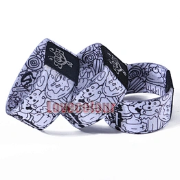 Festival Fabric Elastic Wristbands / Bracelets as Entrance Ticket