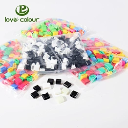 Different Color Plastic Slide Closure Buckle Lock Clasp For Event Fabric Wristbands