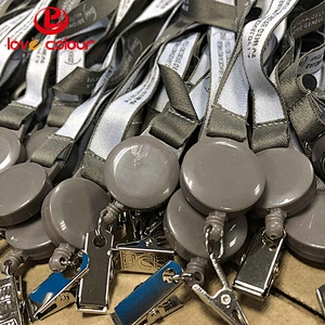 Custom badge holder polyester advertising lanyard strap