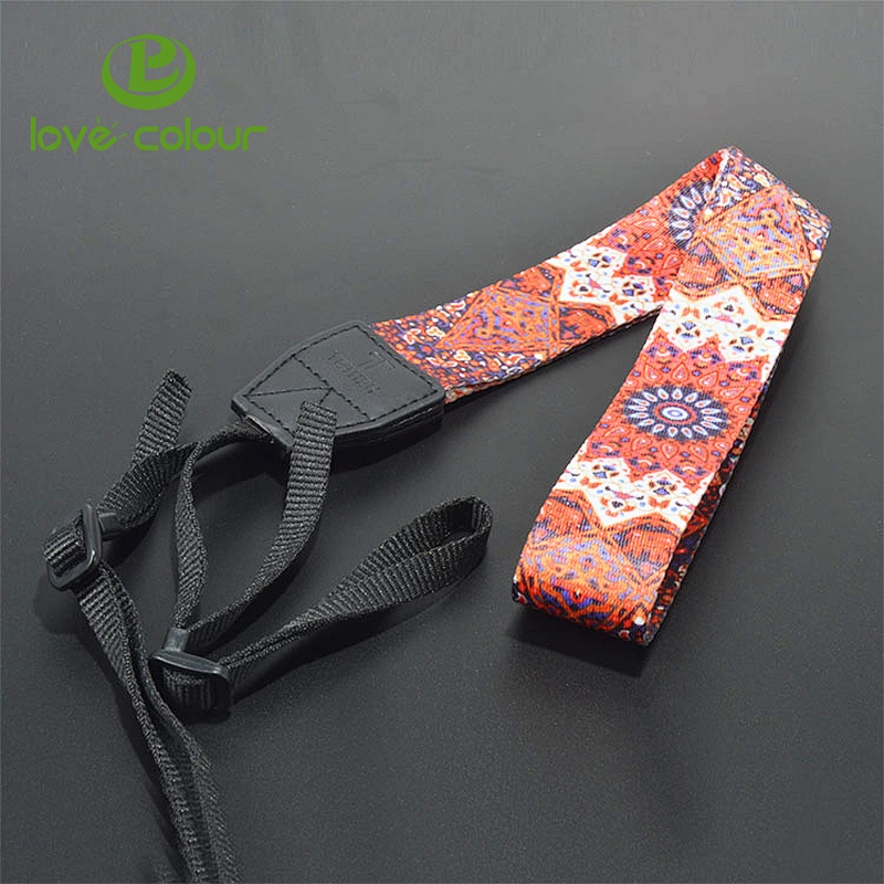 Custom polyester printed neck camera strap
