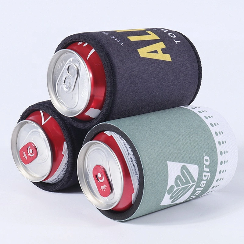 Personalized Neoprene Foam Stubby Holder Custom Printed Beer Can Cooler Sleeve Bag