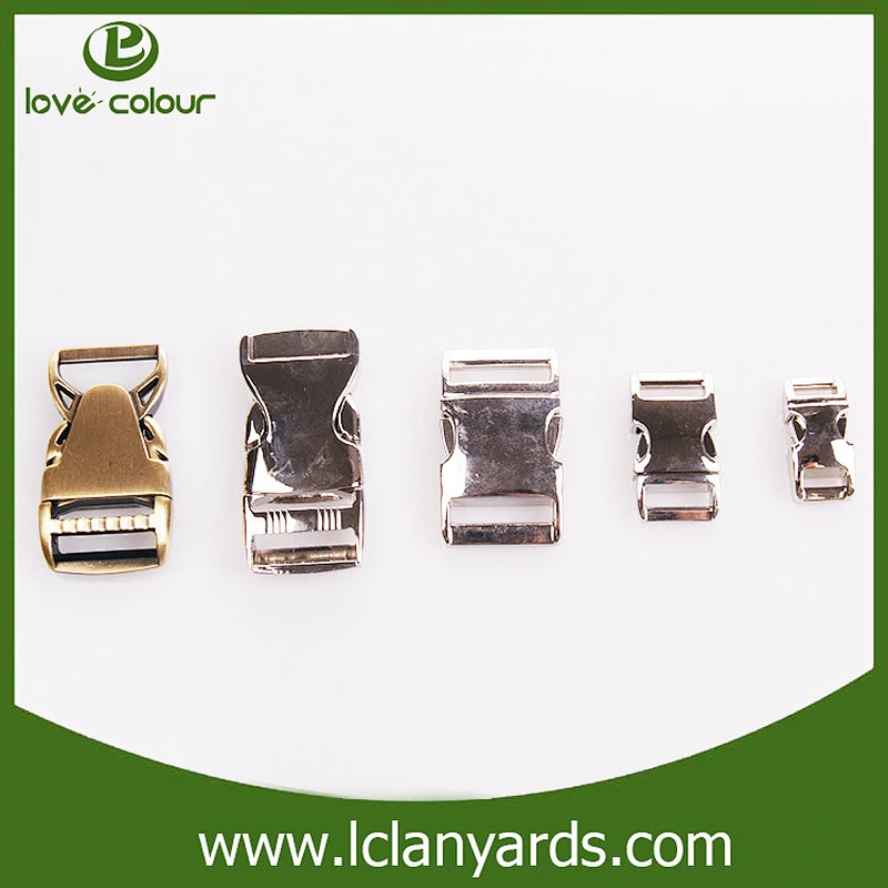 Lovecolour plastic quick release buckle and durable metal hook for lanyard