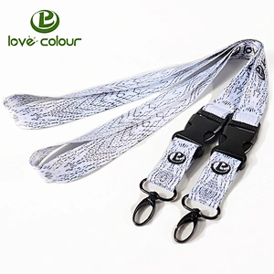 Customized Promotional Personalised Heat Transfer Lanyard Neck Strap
