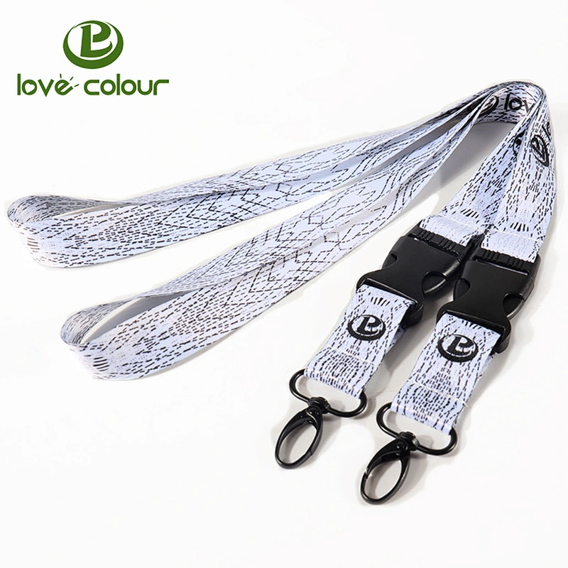 Customized Promotional Personalised Heat Transfer Lanyard Neck Strap