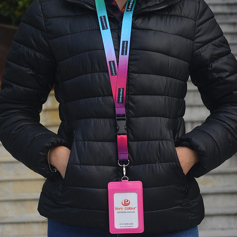 Polyester Sublimation Printed Personalized Lanyard Strap For Club