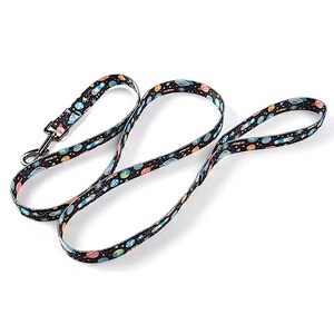 Durable Polyester Walking Pet Leashes With sublimation printing