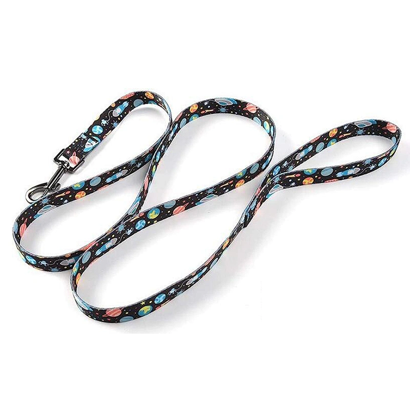 Durable Polyester Walking Pet Leashes With sublimation printing