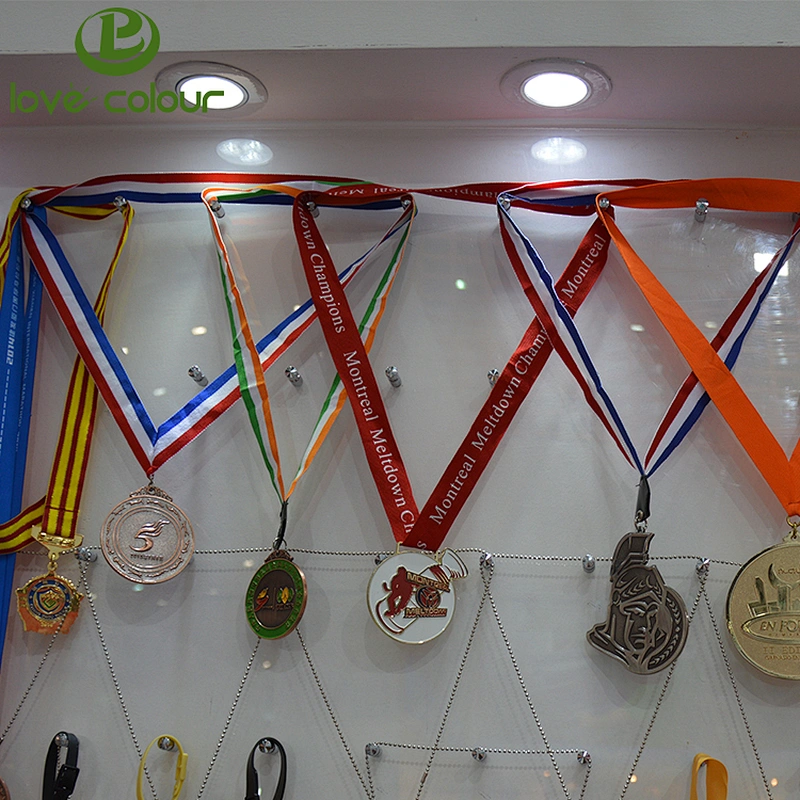 Polyester custom sport event medal lanyard
