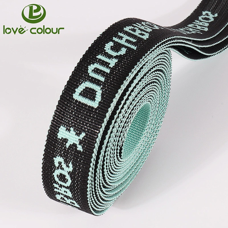 Custom made woven ribbon with printing your company name