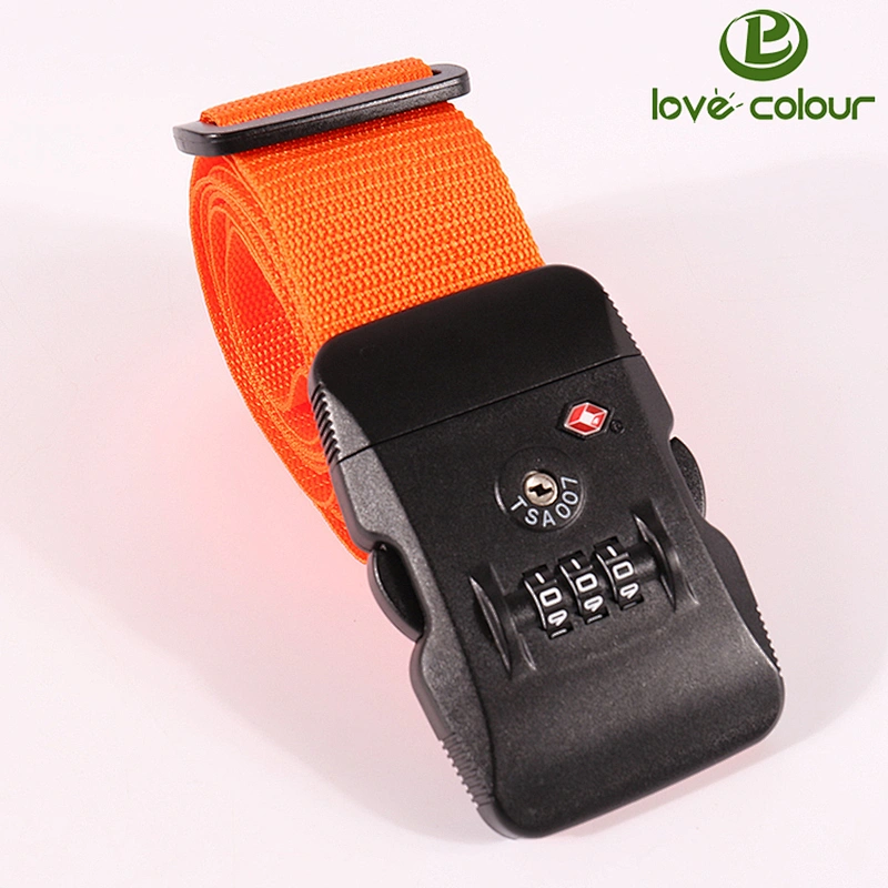 Custom Wholesale Tsa Lock Travel Luggage Belt for Promotion