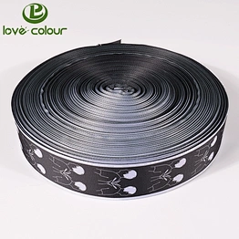 Wholesale customize print ribbon with company logo and name on it