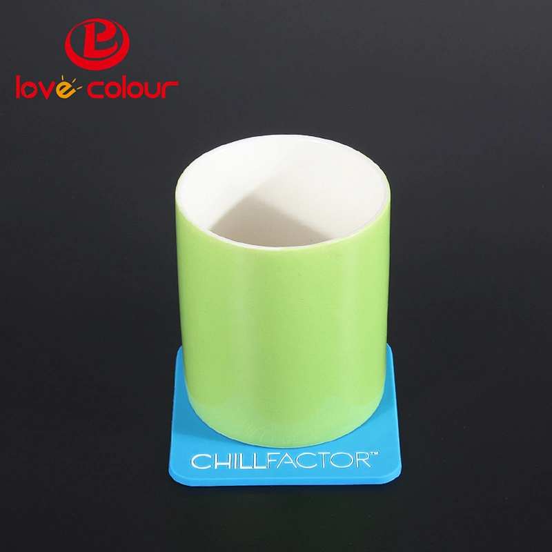 Custom made silicone rubber drinking cup coaster/silicone cup mat